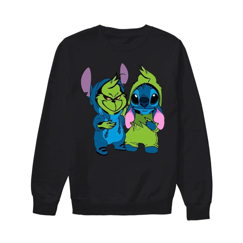 Baby Grinch And Stitch Sweater