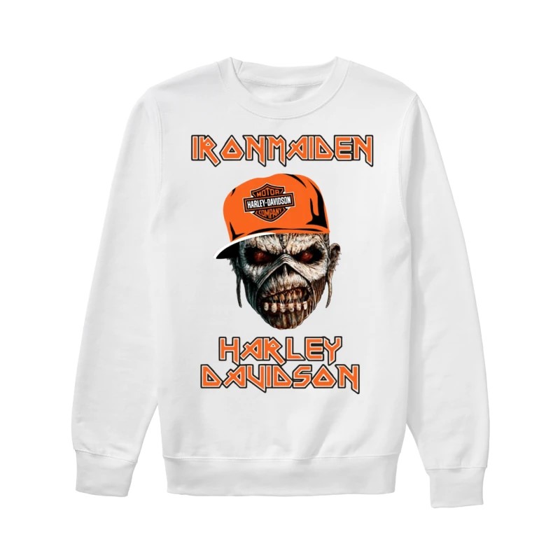 Skull Iron Maiden Harley Davidson Sweater