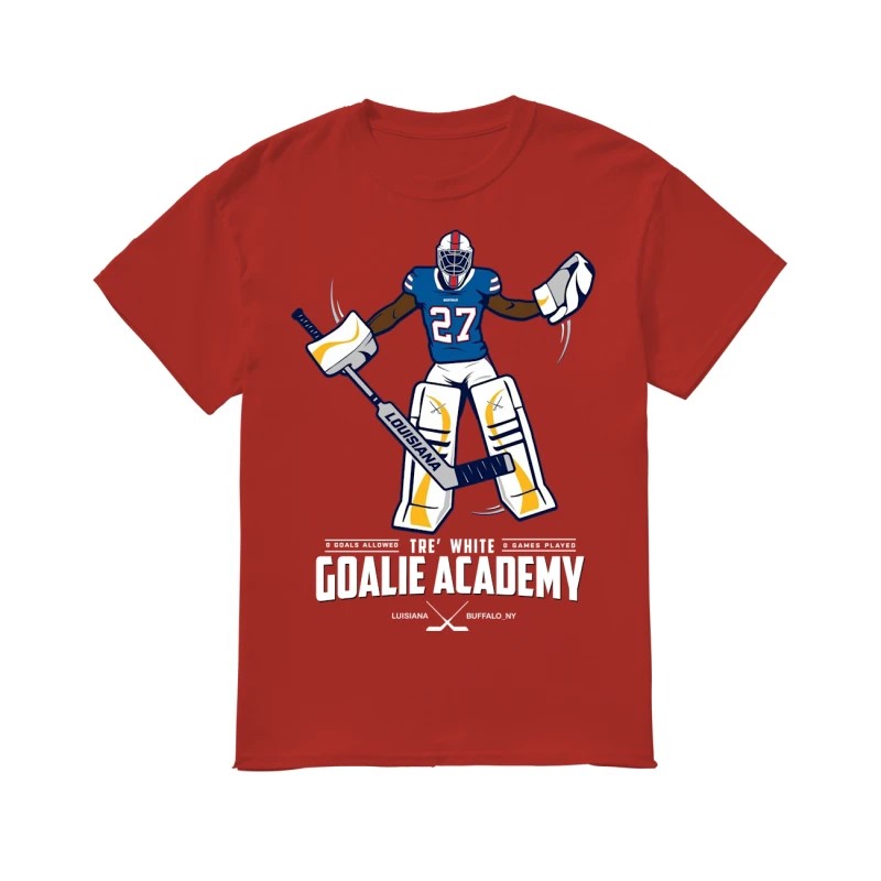 Tre White Goalie Academy Shirt